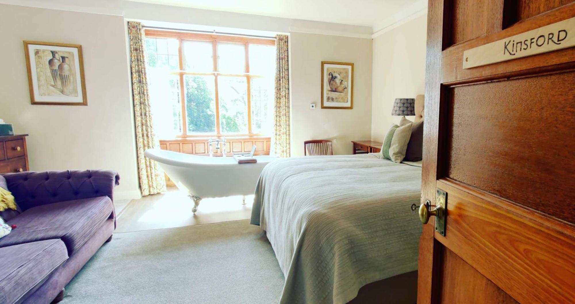 Luxury Bed And Breakfast At Bossington Hall In Exmoor, Somerset Porlock Eksteriør billede