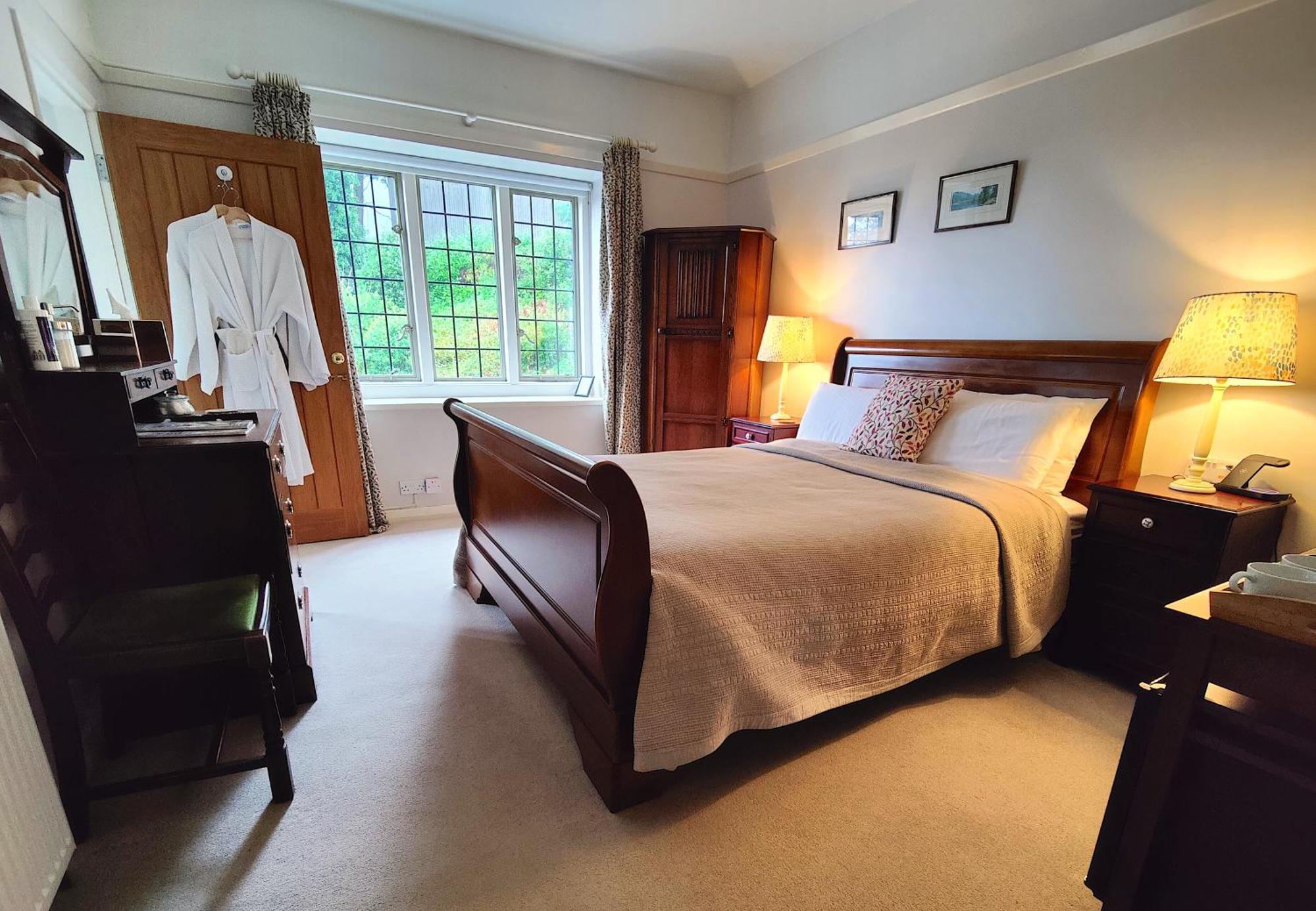 Luxury Bed And Breakfast At Bossington Hall In Exmoor, Somerset Porlock Værelse billede